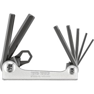 Teng 7pc Folding mm Hex Key Set - 2.5-10.0mm