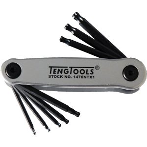 Teng 8pc TX Set With Ball Point End (Folding)