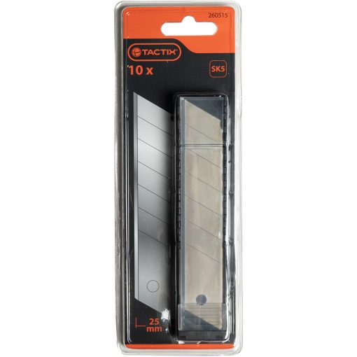 Tactix Knife Blade Snap-off 10pc 25mm
