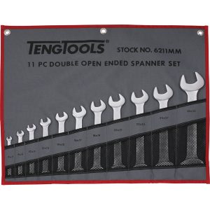 Teng 11pc Double Open-End Spanner Set 6-32mm
