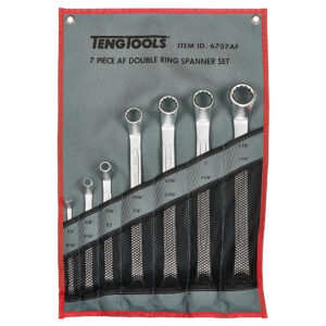 Teng 7pc Double Open-End Spanner Set 1/4-1-1/4in