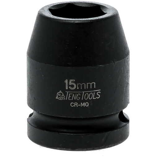 Teng 1/2in Dr. Impact Socket 15mm DIN