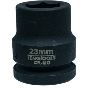 Teng 3/4in Dr. Impact Socket 23mm DIN