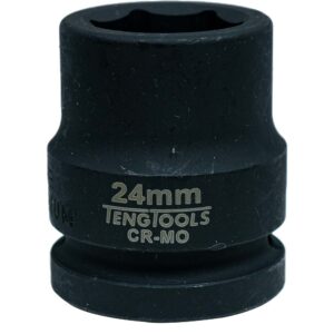 Teng 3/4in Dr. Impact Socket 24mm DIN