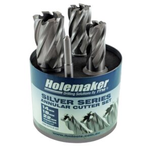 Holemaker 4pc Silver Series Annular Cutter Set (25mm DOC )