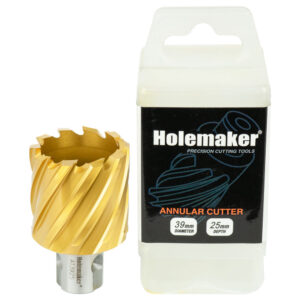Holemaker Uni Shank Tinite (Tin) Cutter 39mmx25mm