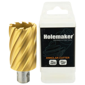 Holemaker Uni Shank Tinite (Tin) Cutter 39mmx50mm