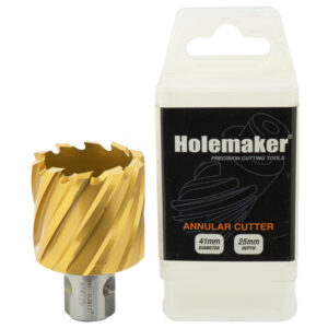 Holemaker Uni Shank Tinite (Tin) Cutter 41mmx25mm