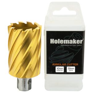 Holemaker Uni Shank Tinite (Tin) Cutter 42mmx50mm