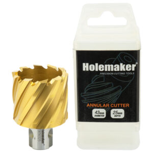 Holemaker Uni Shank Tinite (Tin) Cutter 43mmx25mm