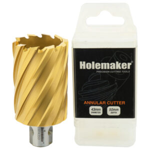 Holemaker Uni Shank Tinite (Tin) Cutter 43mmx50mm