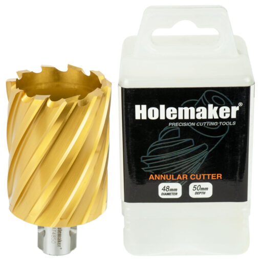 Holemaker Uni Shank Tinite (Tin) Cutter 48mmx50mm