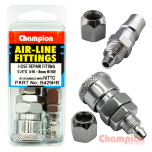 Champion Air Hose Fitting-Nitto Hose RepairCoupler5/16in-8mm