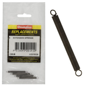 Champion 1-1/2in (L) x 3-16in (O.D.) x 26G Extension Spring
