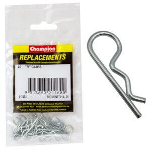 Champion R-Clip To Suit 1/4in To 3/8in Shaft Dia. -20pk