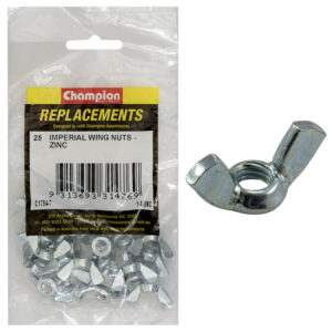 Champion 1/4in UNC Wing Nut -25pk