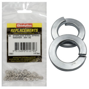 Champion 3/16in (M5) Stainless Spring Washer 304/A2 -50pk