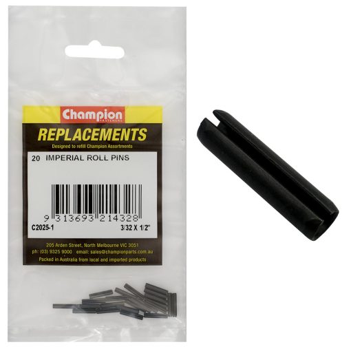 Champion 3/32 x 1/2in Imperial Roll Pin -20pk