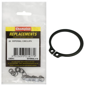Champion 5/16in Imperial External Circlip -20pk