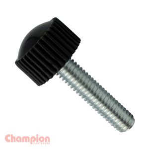 Champion Thumb Screws-Round Knurled - M4 x 10mm - Z/P
