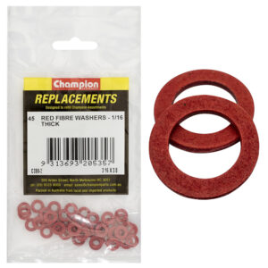 Champion 3/16in x 3/8in x 1/16in Red Fibre Washer -45pk