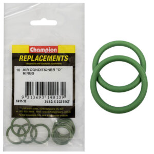 Champion 3/4in (I.D.) x 3/32in Air Cond. (Hmbr) O-Rings-15pk