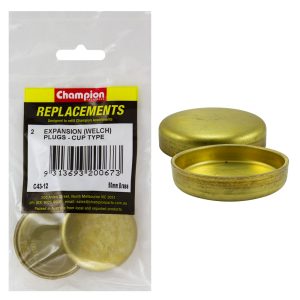 Champion 50mm Brass Expansion (Frost) Plug -Cup Type -2pk