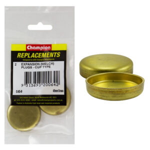 Champion 45mm Brass Expansion (Frost) Plug -Cup Type -2pk