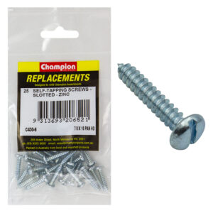 Champion 10G x 7/8in S/Tapping Screw Pan Head Phillips -25pk