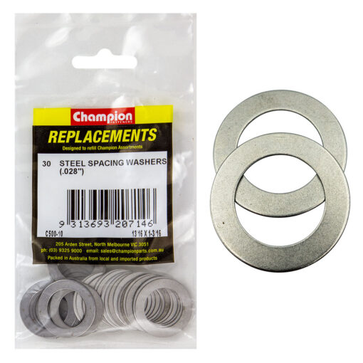 Champion 13/16 x1-3/16x1/32in(22G) Steel Spacing Washer-30pk