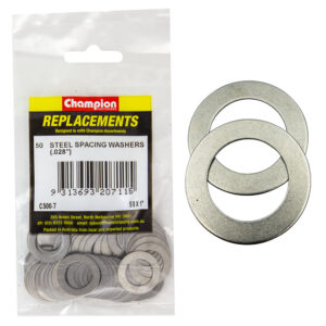 Champion 5/8 x 1 x 1/32in (22G) Steel Spacing Washer - 50pk