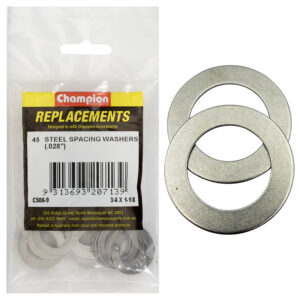 Champion 3/4 x 1-1/8 x 1/32in(22G) Steel Spacing Washer-45pk