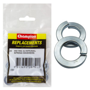 Champion 1/2in Flat Section Spring Washer -25pk