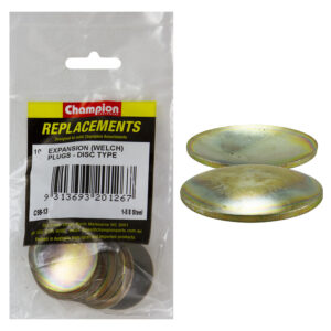 Champion 1-5/8in Expansion (Frost) Plug-Lens/Disc Type -10pk