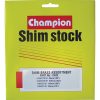 Champion Brass Shim Assortment 150mm x 150mm Sheet (4 Sizes)