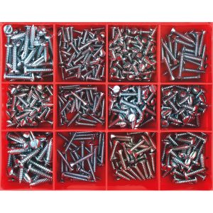 Champion 420pc Slotted Self Tapping Screw Assortment