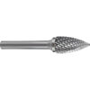 Holemaker Carbide Burr 1/2x1inx1/4in Tree Pointed End DC