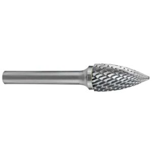 Holemaker Carbide Burr 3/4x1inx1/4in Tree Pointed End DC