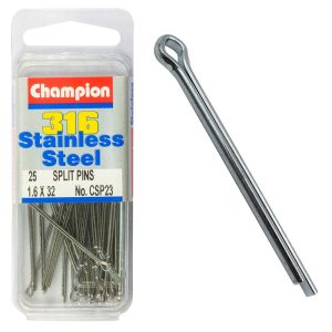 Champion 316/A4 Split Pin 1.6 x 32mm (A)