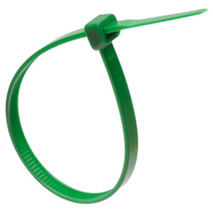 ISL 200 x 4.8mm Nylon Cable Tie - Green - 100pk