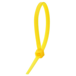 ISL 200 x 4.8mm Nylon Cable Tie - Yellow - 100pk