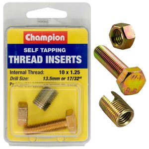 Champion S/Tapp. Thread Insert - M10 x 1.25mm -1pk