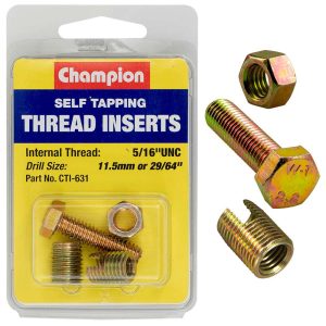 Champion S/Tapp. Thread Insert - 5/16in UNC -2pk
