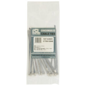 ISL 150 x 4.6mm 316 Stainless Cable Tie - 20pk