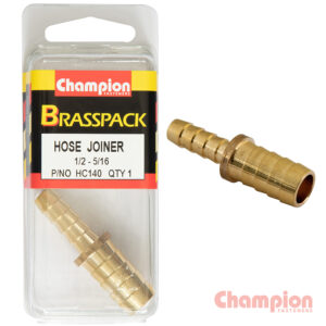 Champion Hose Joiner Brass Reducing 1/2 - 5/16