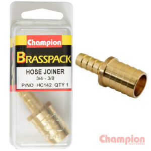 Champion Hose Joiner Brass Reducing 3/4 - 3/8