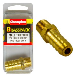Champion Brass 5/8in x 3/8in Male Hose Barb
