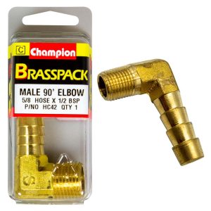Champion Brass 5/8in x 1/2in 90Deg Male Elbow