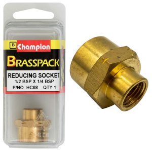 Champion Brass 1/2in x 1/4in BSP Reducing Socket