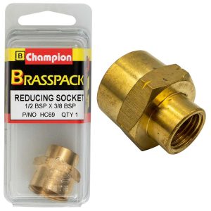 Champion Brass 1/2in x 3/8in BSP Reducing Socket